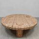 HKliving round design rattan coffee table