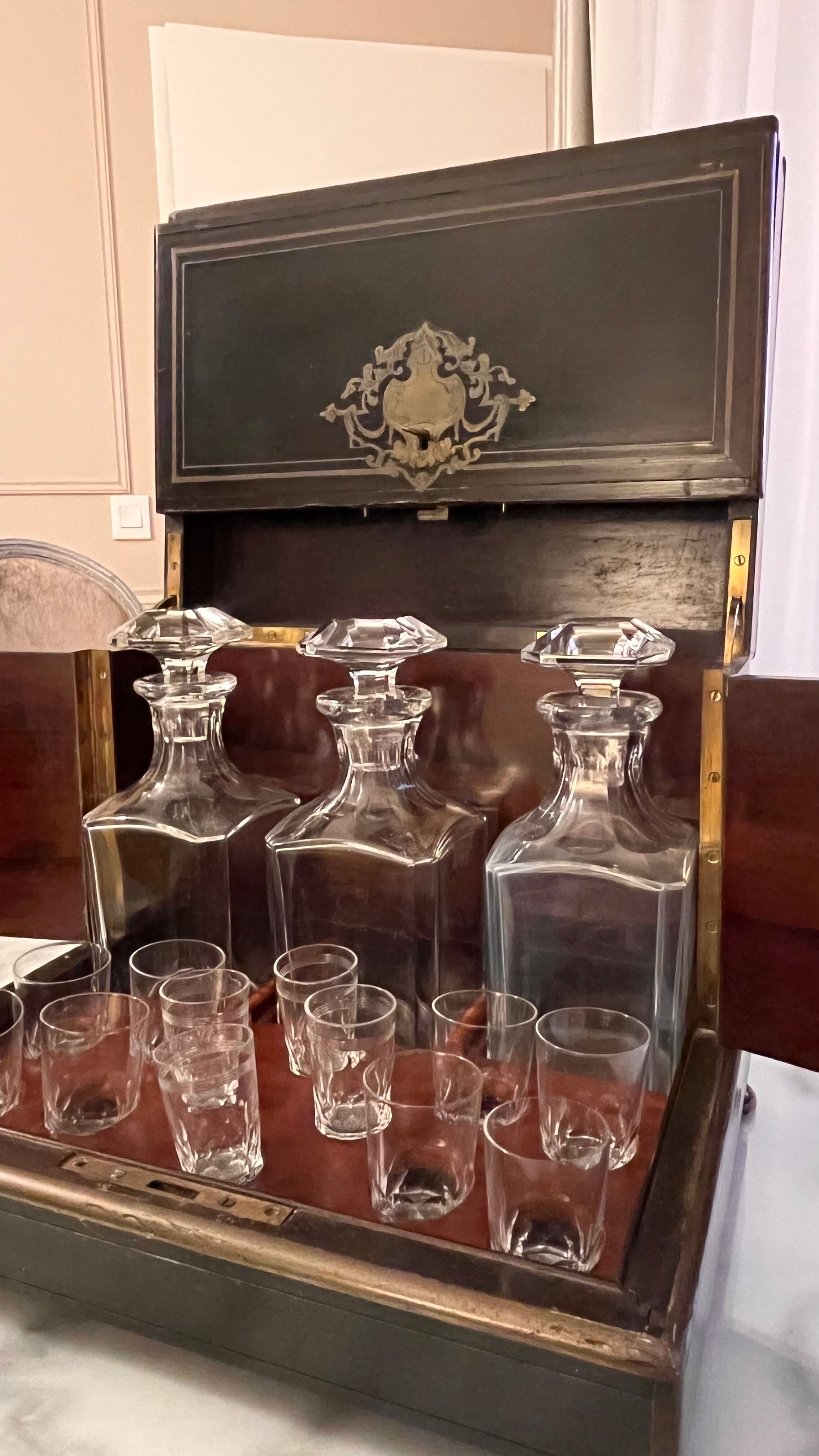 Liquor cellar Napoleon III Baccarat