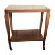 Art deco rolling table
