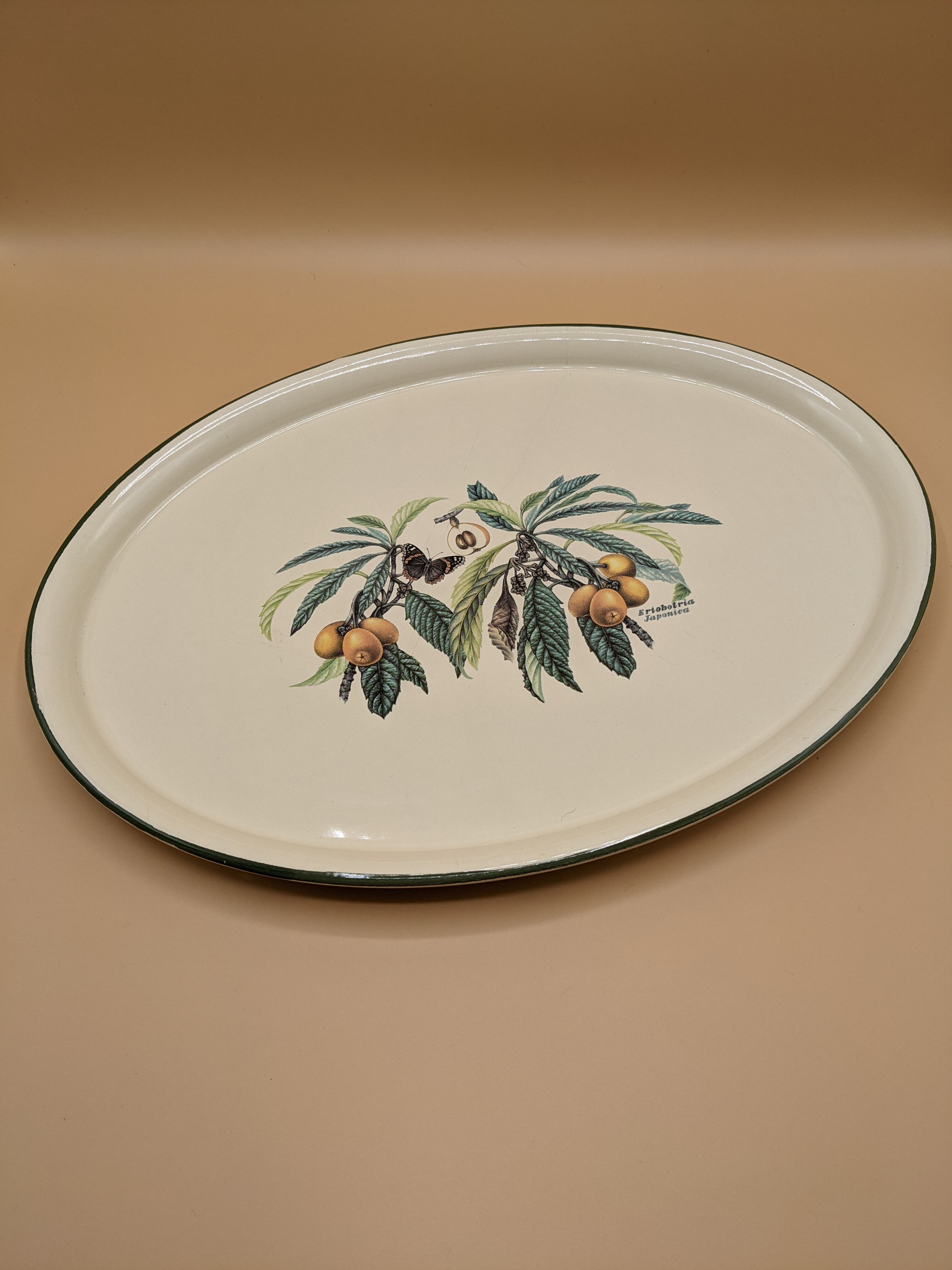 flat / vintage tray, botanical décor