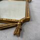 Large gilded mantel mirror – wood