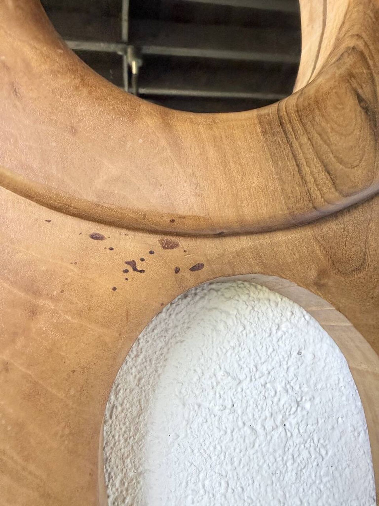 Organic walnut mirror 1960