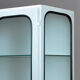 Glass and iron medical cabinet, 1970