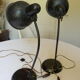 Black vintage lamp metal