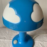 IKEA vintage blue clouds table lamp
