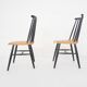 Ensemble de deux chaises à dossier fuseau, Pays-Bas 1960