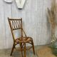 Chaise en rotin vintage