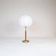 Mid-Century Modern brass and metal table lamp Ewå, Sweden, 1950s