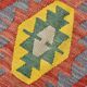 6x10 Kilim Multicolor Geometric Style Vintage Kilim Rug, 184x304 Cm