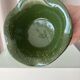 Ensemble de 4 bols en céramique vintage | Vert véritable avec glaçure jaune