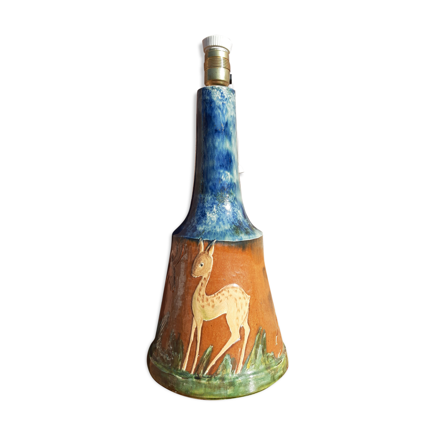 Ceramic lamp foot