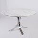 Round marble dining table, made in France, 1970-80.