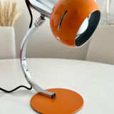 Targetti lamp vintage 1960s space age orange chrome