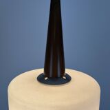 Scandinavian opaline pendant light from the 60s