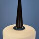 Scandinavian opaline pendant light from the 60s