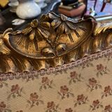 Louis XV style sofa gilded wood
