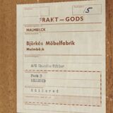 Pair of teak bedside tables, Björkås Möbelfabrik, 1960