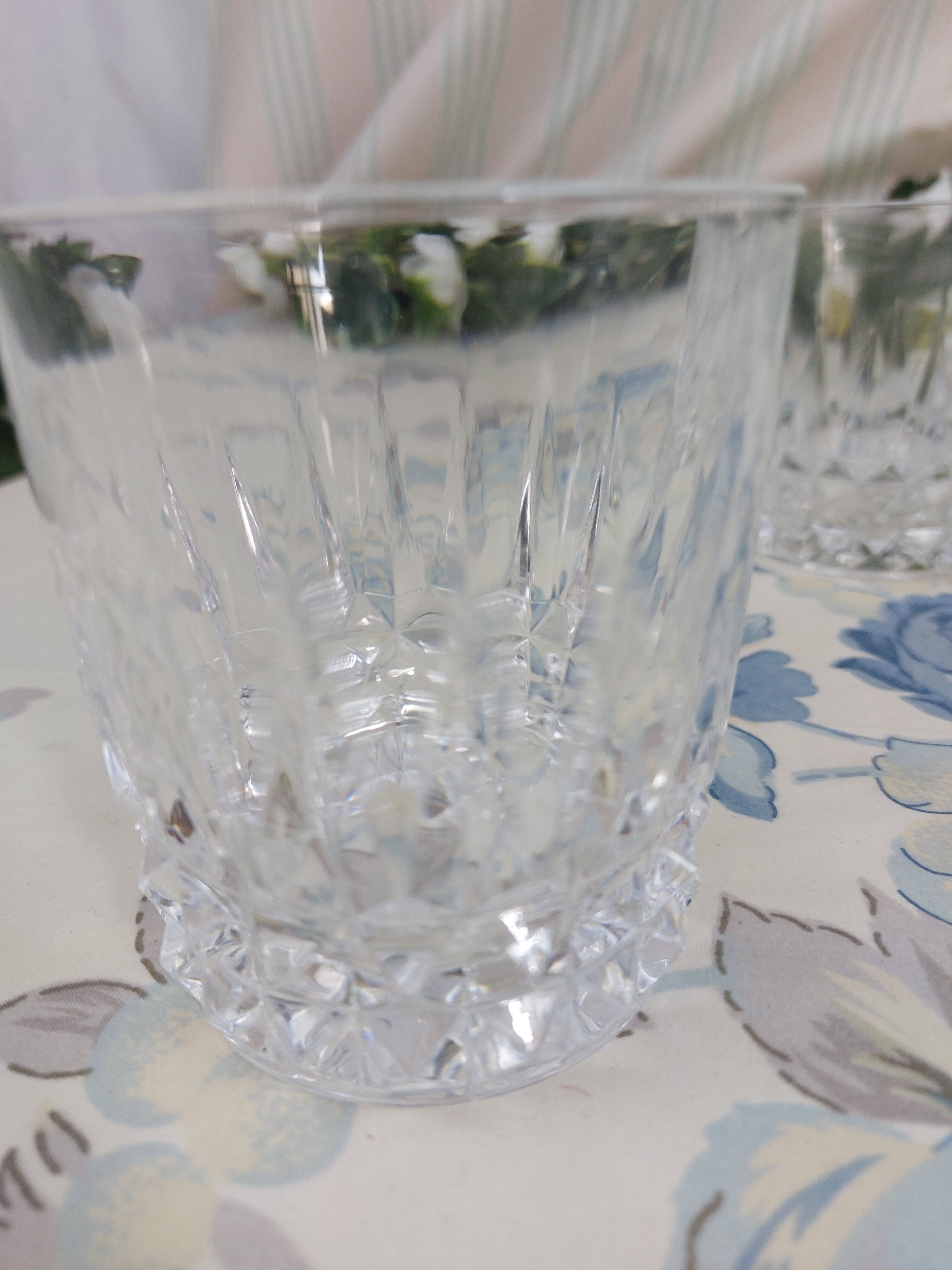 Set of 4 crystal glasses
