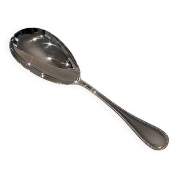 Christofle silver plated rice serving shovel, pearl model