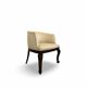 An antique Italian bar chair and a matching tufted vanity stool.
