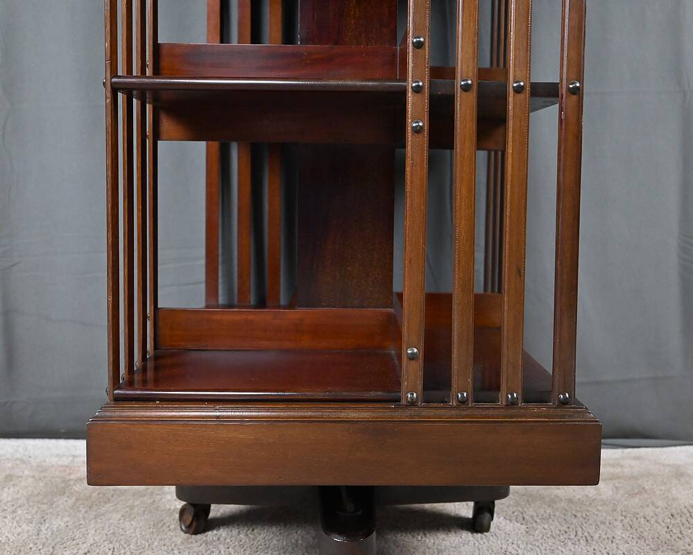 Rotating mahogany library, England – 1st part 20th century