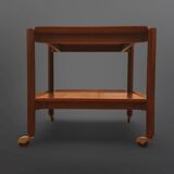 Chariot de service vintage PT10 en contreplaqué par Cees Brakeman pour Patoe, Pays-Bas 1950