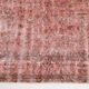 Dusty Rose Turkish Vintage Oversize Handmade Wool Carpet Rug, 198x297 Cm