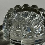 Small glass ashtray in the shape of a flower France Reims Brand MO