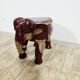 Antique elephant xl side stool / 19th century / unique boho chic piece.