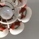 A pendant lamp, designed by Danish Werner Schou 1960-70s.