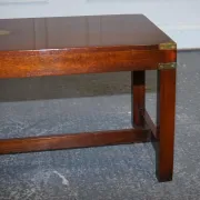 Vintage Military Campaign Coffee Table by REH Kennedy