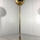 Vereinigte Werkstätten München brass & glass globe floor lamp 1960’s