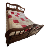 Wooden bed