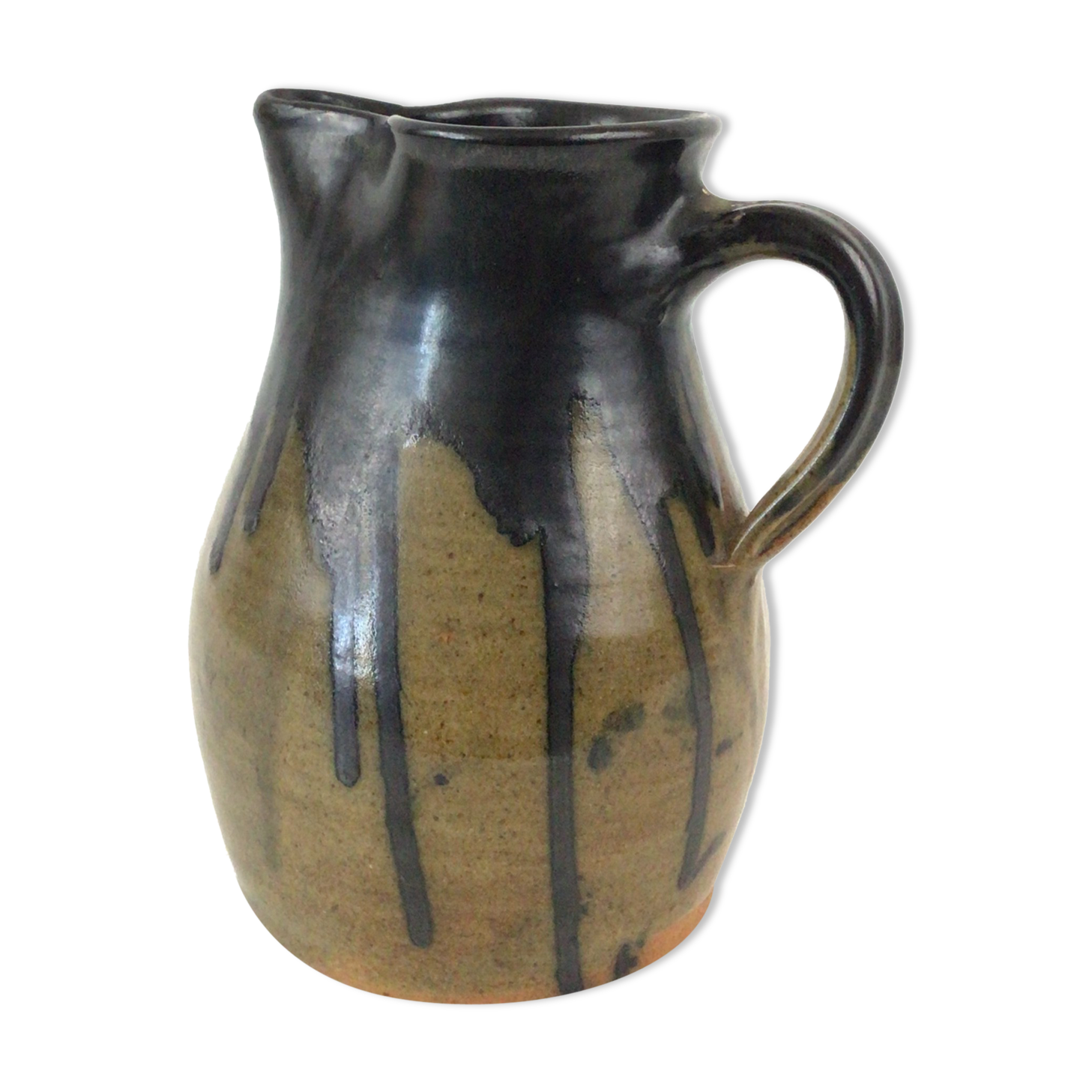 Pitcher In Gres Aristide Mallet Puisaye Debut XXeme