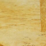 Art Deco Period Pedestal Table in Birch From Norway to Two Trays Around 1930