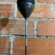 Vintage Cast Iron Stand Ashtray + Chrome Metal Arm