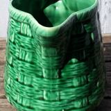 Pitcher digoin sarreguemines green