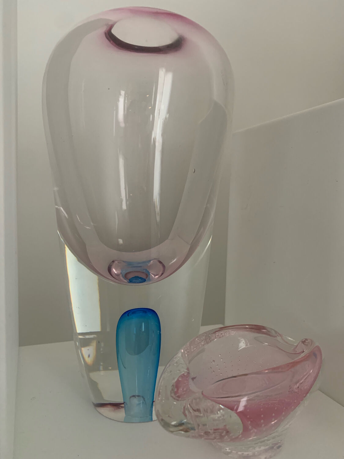 Murano submerged vase