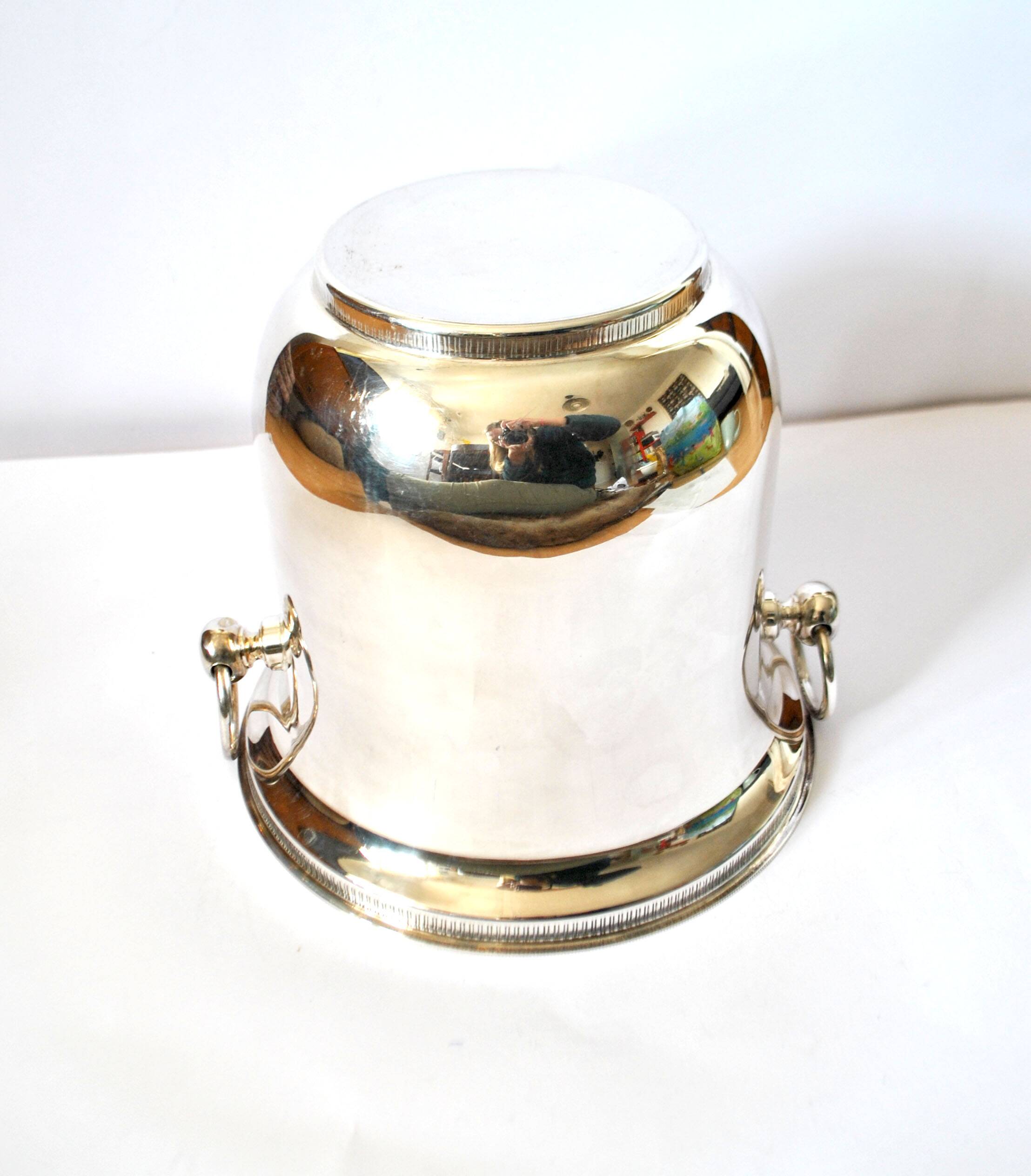 Vintage silver-plated champagne bucket Ice cooler Bar