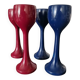Lot de 4 coquetiers en bois