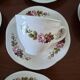 Vintage tableware service in Gien earthenware, "Champs" model with roses – An