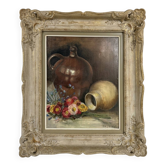 Superb still life painting by Jacques van der Elst.