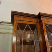 Bibliothèque anglaise en acajou vers 1900