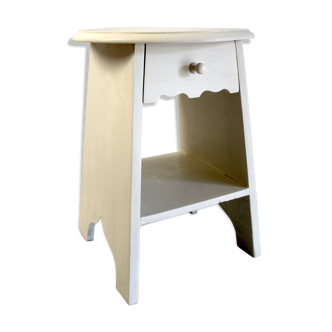 Bedside stool shabby circa 70