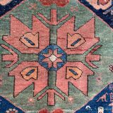 Tapis ancien persan kurde tribal 124x268 cm