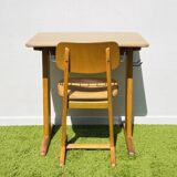 School desk and chair Casala. Vintage 60s