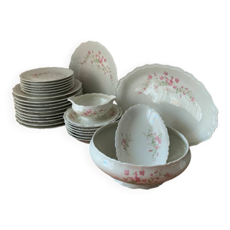 New limoges porcelain service Jammet-seignolles