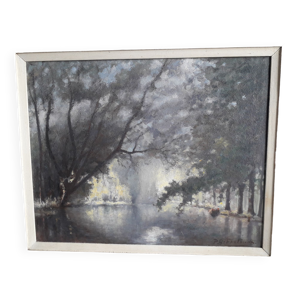 Tableau ancien à l'huile