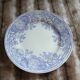 Plat ancien en terre de fer Sarreguemines 