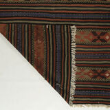 Tapis kilim anatolien fait à la main 227 cm x 167 cm